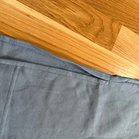 Blue cotton and polyester matching lounge set with adjustable tie: Womens L - Picture 6 of 12